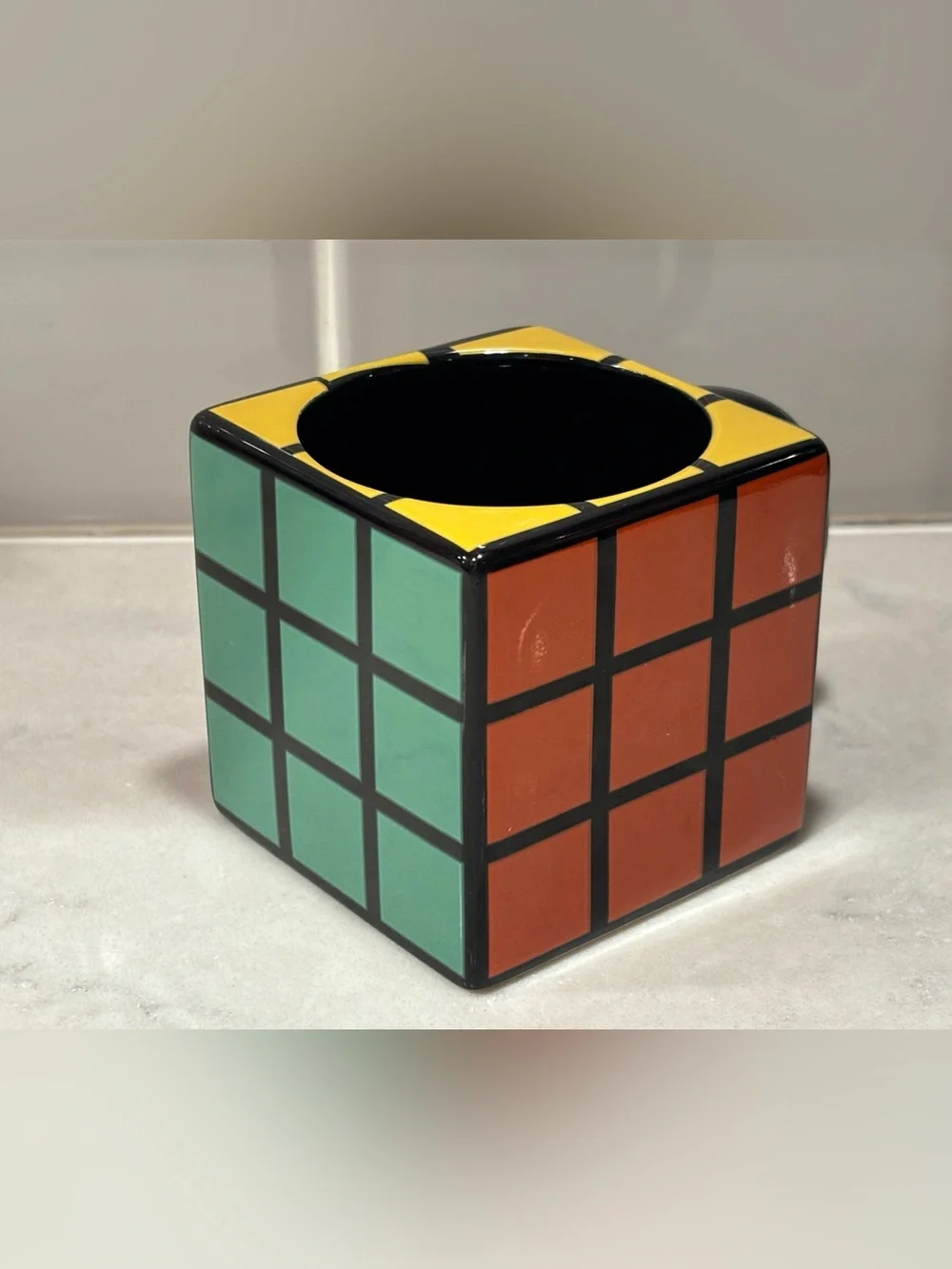 Rubik's cube mug by Spinning Hat